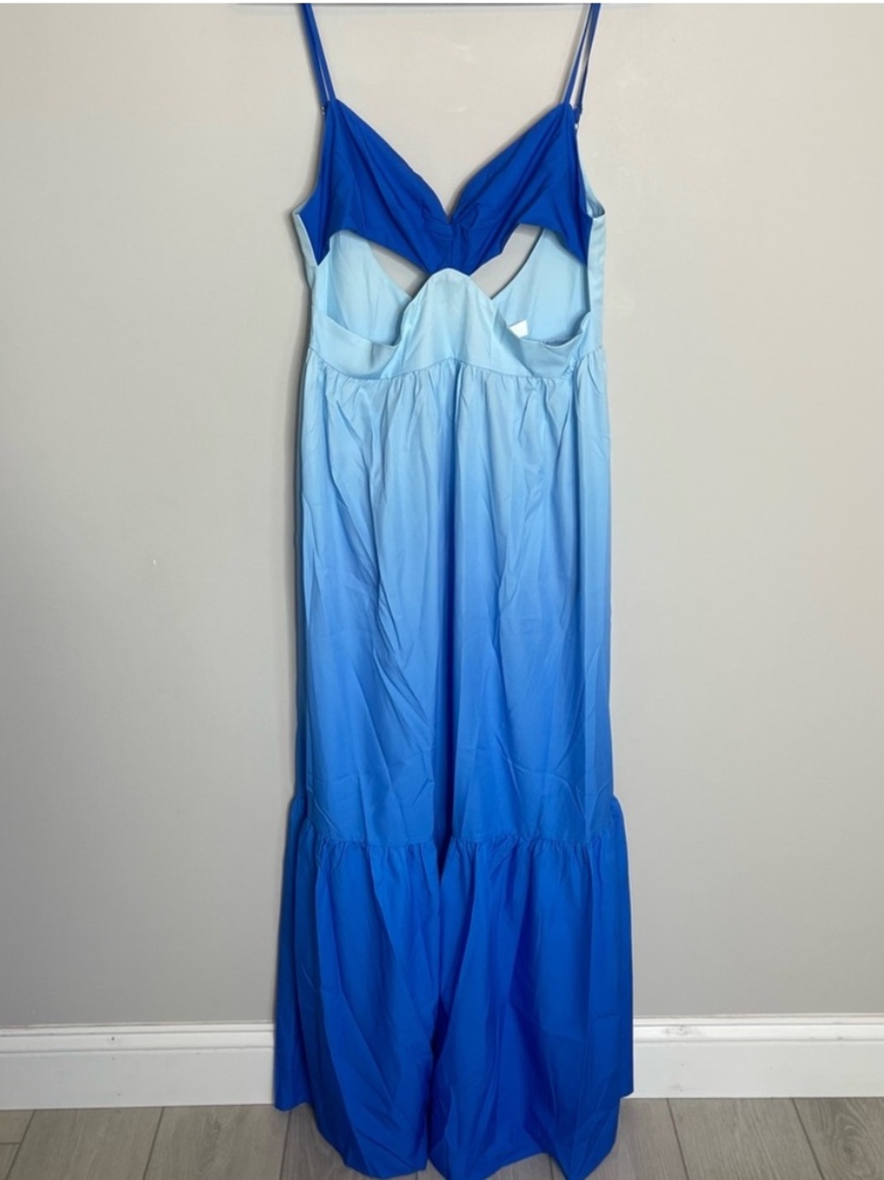Commense Blue Ombre Maxi Dress Size Medium - Picture 7 of 9